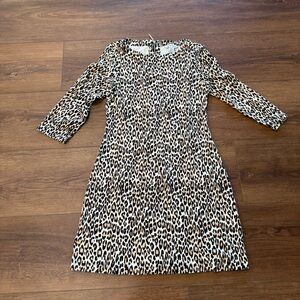 Tommy Bahama Animal Print ¾ Sleeve Mini Dress